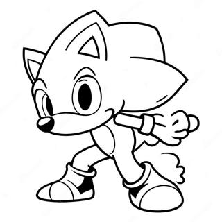 Halaman Mewarna Silver The Hedgehog Dalam Aksi 122786-57234