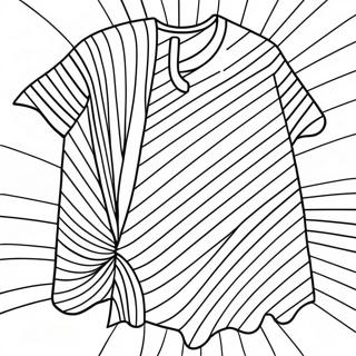 Halaman Mewarna Jersi Bergaris 122891-57319