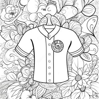 Halaman Mewarna Jersi Vintage 122892-57321