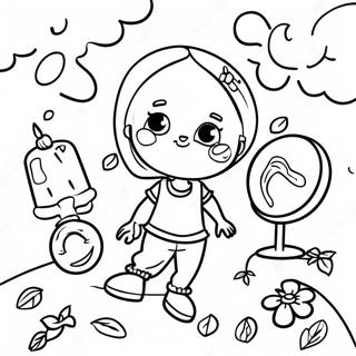 Halaman Mewarna Poster Kesedaran Kesihatan Kanak Kanak 122970-57385