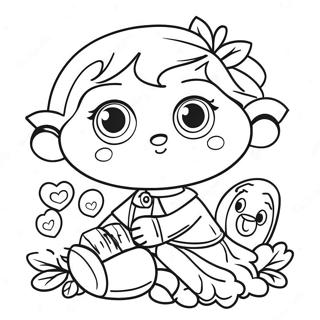 Halaman Mewarna Poster Kesedaran Kesihatan Kanak Kanak 122970-57388