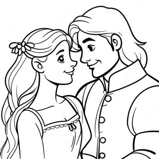 Rapunzel Dan Flynn Halaman Mewarna