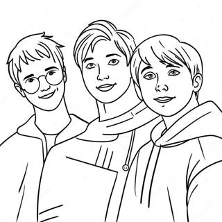 Halaman Mewarna Sam Dan Colby Bersama Rakan Rakan 123304 57648