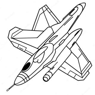 Halaman Mewarna Jet Pejuang F18 123584-57850