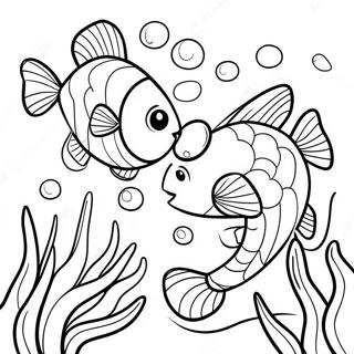 Satu Ikan Dua Ikan Halaman Mewarna