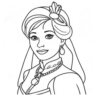 Halaman Mewarna Pengembaraan Anastasia Yang Berwarna Warni 124565 58717