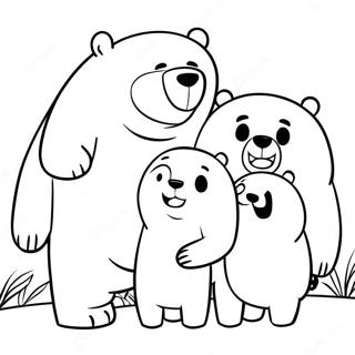 Halaman Mewarna We Bare Bears 124638-58763