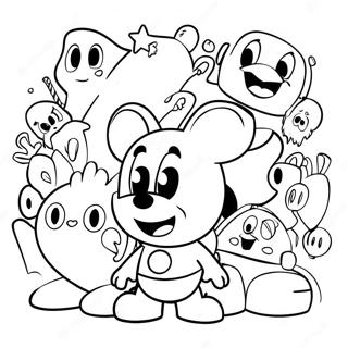 Kartun 90-An Halaman Mewarna