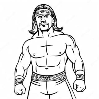 Halaman Mewarna Legenda Wwe 126007 59839