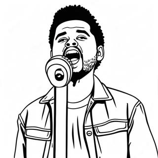The Weeknd Halaman Mewarna