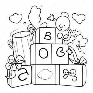 Abc Majlis Baby Shower Halaman Mewarna