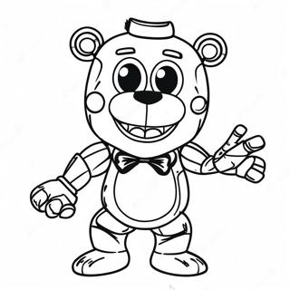 Puppet Fnaf Halaman Mewarna