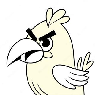 Laman Mewarna Chuck Burung Kuning Angry Birds 126962-60572