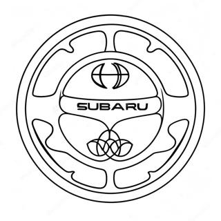 Halaman Mewarna Logo Subaru 126985-60583