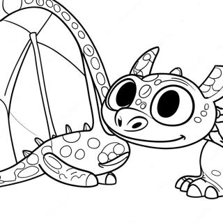 Halaman Mewarna Bagaimana Melatih Naga Anda 127040-60635