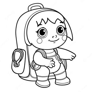 Laman Mewarna Beg Sihir Dora 127246-60799