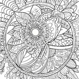 Halaman Mewarna Mandala Telur Paskah Yang Rumit 127449-60948