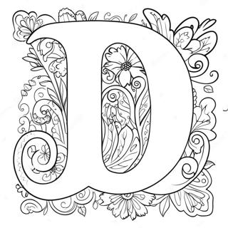 Laman Mewarna Huruf Q Dalam Font Unik 128018 61523