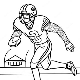 Halaman Mewarna Odell Beckham Jr Dalam Aksi 128558 61938