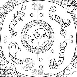 Halaman Mewarna Tanda Zodiak 128843-62155