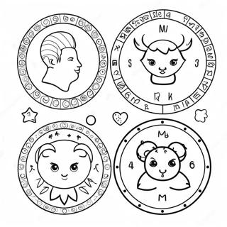 Halaman Mewarna Tanda Zodiak 128843-62156