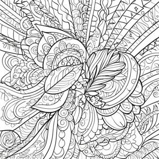 Halaman Mewarna Corak Tribal 128895-62200