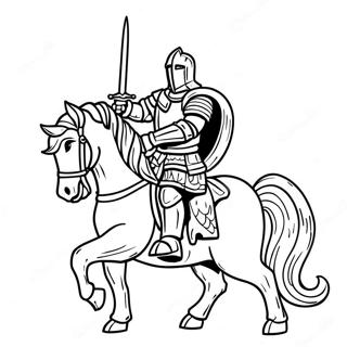 Gambar Mewarna Kesatria Berani 129072 62335