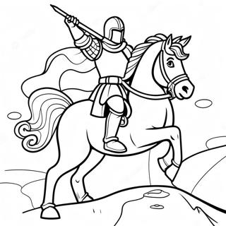 Gambar Mewarna Kesatria Berani 129072 62336