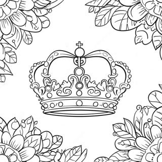 Halaman Mewarna Mahkota Megah 129148-62396