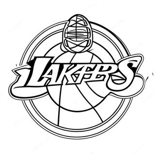 Halaman Mewarna Logo Lakers 129378-62573