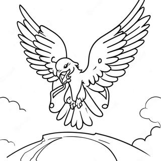 Halaman Mewarna Wira Sayap Keempat 129611 62768