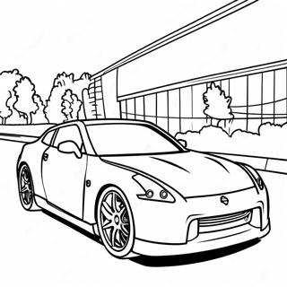 Halaman Mewarna Nissan 130738-63631
