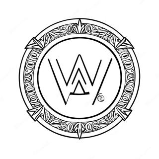 Logo Wwe Halaman Mewarna Halaman Mewarna