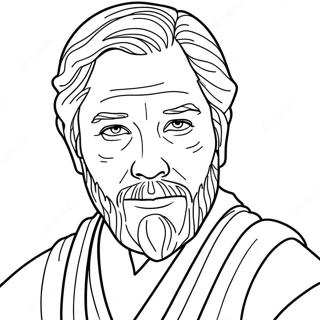 Obi Wan Kenobi Halaman Mewarna