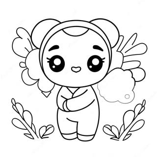 Halaman Mewarna Pucca Yang Menawan Dalam Cinta 131435-64175