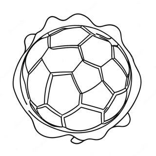 Halaman Mewarna Bola Sepak Di Udara 13148 2878