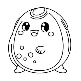 Halaman Mewarna Tamagotchi 131640-64325