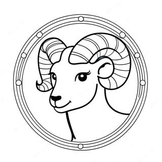 Gambar Mewarna Tanda Zodiak Aries 131847-64486