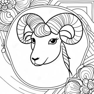 Gambar Mewarna Tanda Zodiak Aries 131847-64488