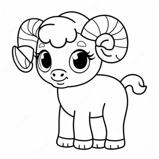 Gambar Mewarna Watak Aries Yang Comel 131848-64489