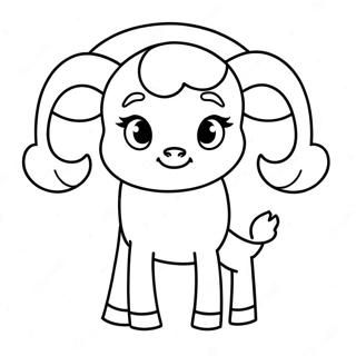 Gambar Mewarna Watak Aries Yang Comel 131848-64490