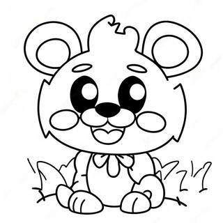 Halaman Mewarna Watak Fnaf Matahari Yang Comel 131952 64574