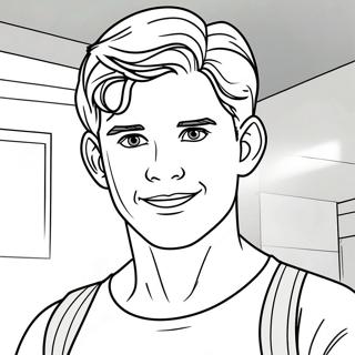 Tom Holland Halaman Mewarna