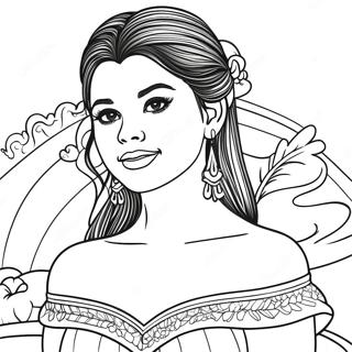 Selena Gomez Halaman Mewarna