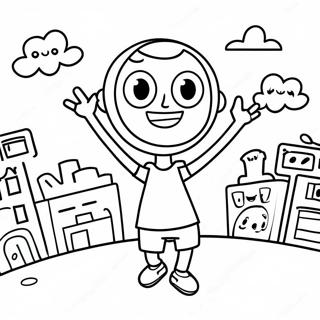 Halaman Mewarna Kanak Kanak Aktif Gonoodle 132568-65061