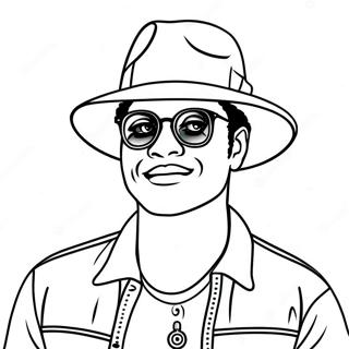 Bruno Mars Halaman Mewarna