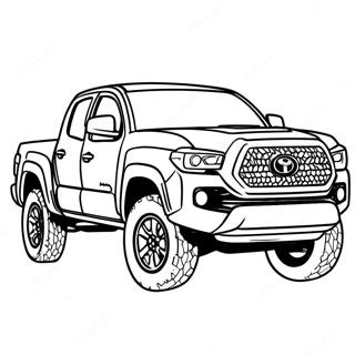 Halaman Mewarna Toyota Tacoma 132744-65187