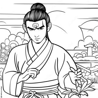 Giyu Tomioka Halaman Mewarna