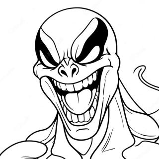 Senyuman Menyeramkan Venom Halaman Mewarna 13324 2920