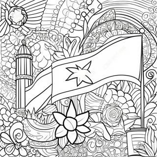 Laman Mewarna Bendera Cuba Yang Terperinci 133569 65832